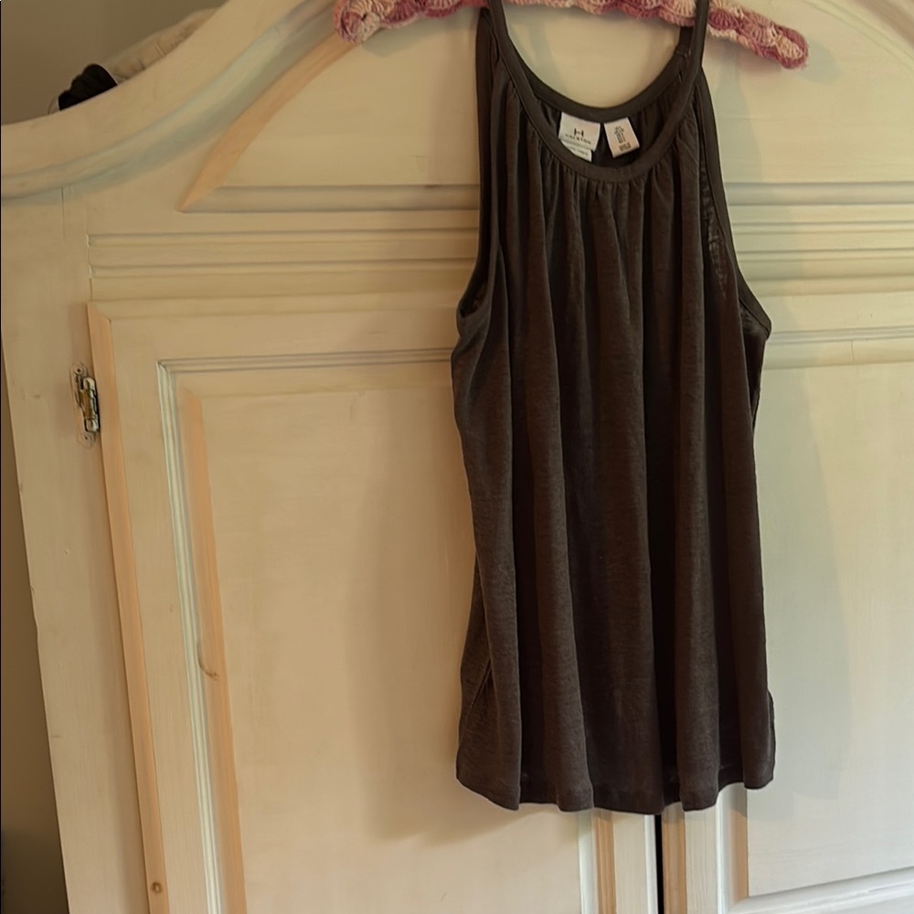 Halston 💯 linen tank top, worn once